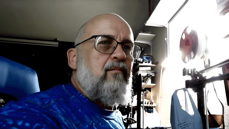 "Steven Russell Hyde, creator of 'Tales of the Interverse Faire,' blending sci-fi, storytelling, and emerging technologies to explore interconnectedness."